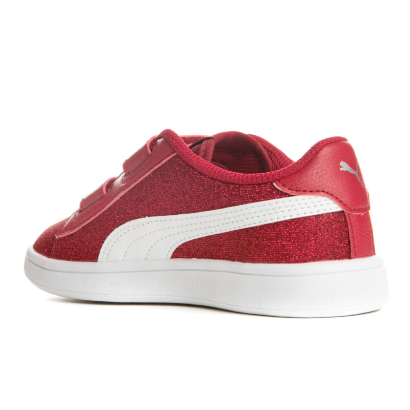 Puma Smash v2 Glitz Glam V Red Bimbo Shoes